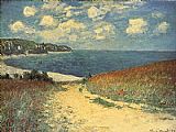 Chemin dans les Bles a Pourville by Claude Monet